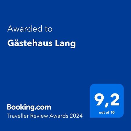 Gaestehaus Lang Вунзидел Екстериор снимка